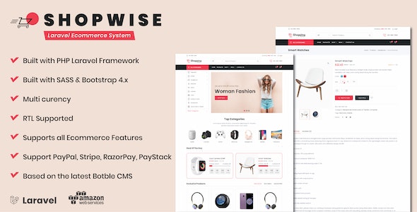 Shopwise v1.32.0（已汉化） – Laravel 电子商务多语言系统插图