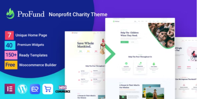 Nonprofit ProFund v3.4.2 – WordPress 慈善主题插图