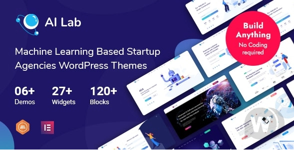 AI Lab v5.0.1 – WordPress 机器学习主题插图