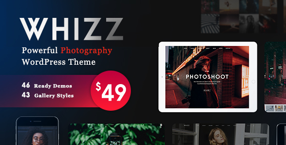 Photography Whizz v2.3.0 –  WordPress 摄影主题插图