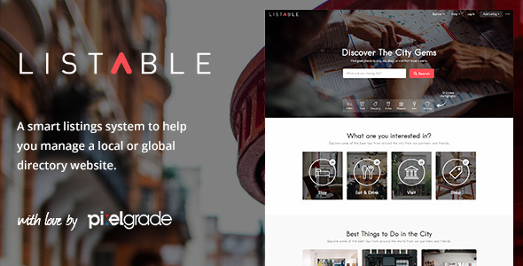 LISTABLE v1.15.6 – WordPress 友好的目录主题插图