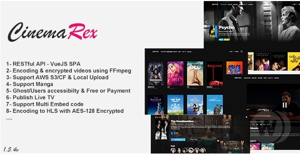 CinemaRex v1.5.1 – 在线电影脚本