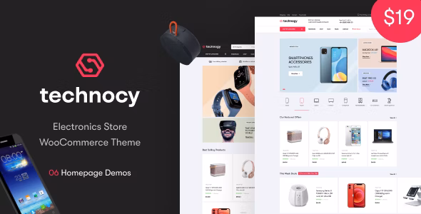 Technocy v2.0.0 – WooCommerce 电子商店主题插图