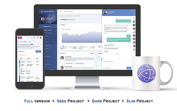 SmartAdmin for .NET Core for .NET Core v4.3.2 – ASP.NET Core 管理面板模板插图