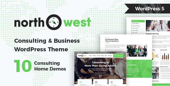 Northwest v1.6 – WordPress 咨询主题插图