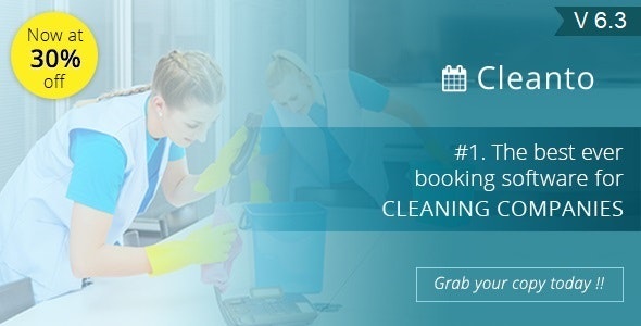 Cleanto v8.2 – 清洁公司的预订管理系统插图