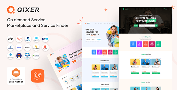 Qixer v2.5.0（已汉化） – 多供应商按需服务市场源码插图