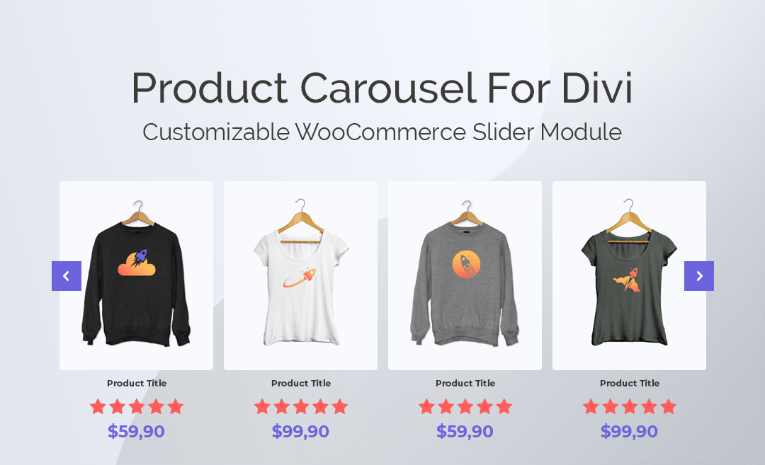 Product Carousel for Divi and WooCommerce v1.0.17（已汉化）- WooCommerce Divi 产品轮播插件插图