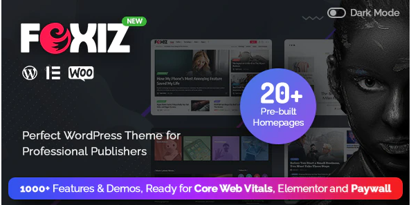 Foxiz v2.6.1 – WordPress 报纸和杂志网站主题插图