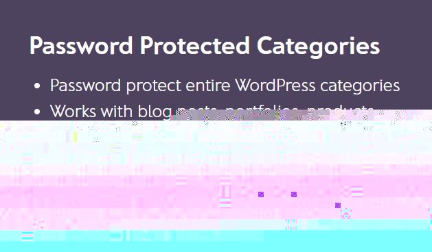 Barn2 Media Password Protected Categories v2.1.24（已汉化） – WordPress 密码保护插件插图