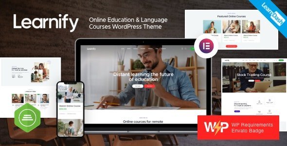 Learnify v1.13.0 – WordPress 在线教育课程主题插图