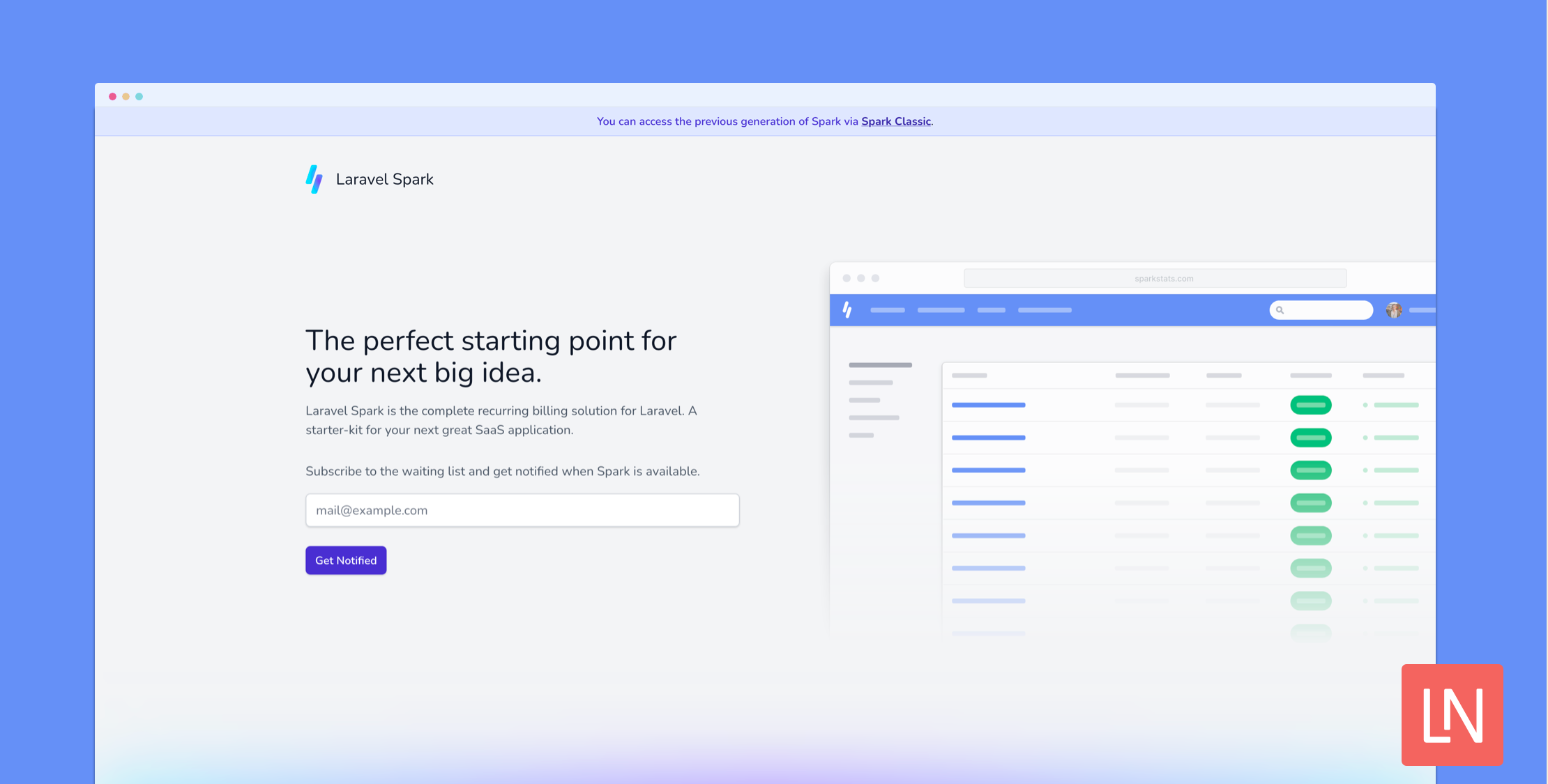 Laravel Spark (Stripe & Paddle) 5.2.1 & 5.5.0插图