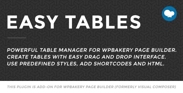 Easy Tables v2.2.0 – WPBakery Page Builder 表格管理器插图