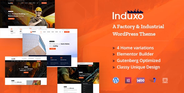 Induxo v1.7.2 – WordPress 行业主题插图