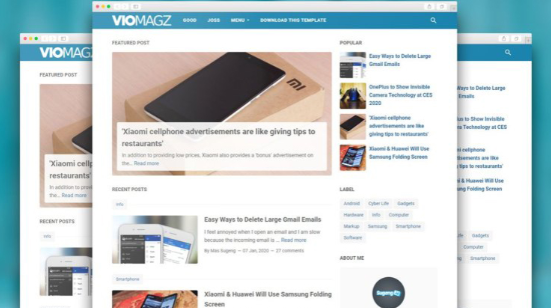 Viomagz v4.8.0 – Blogger 响应式高级博客模板插图