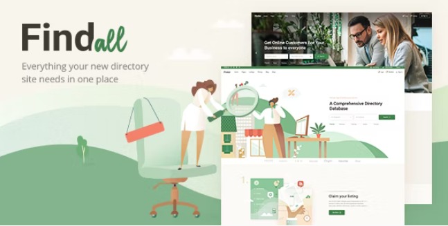 FindAll v1.3 – WordPress 商业目录主题插图