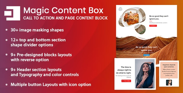 Magic Content Box v1.2.0 – WordPress 的页面内容生成器插图
