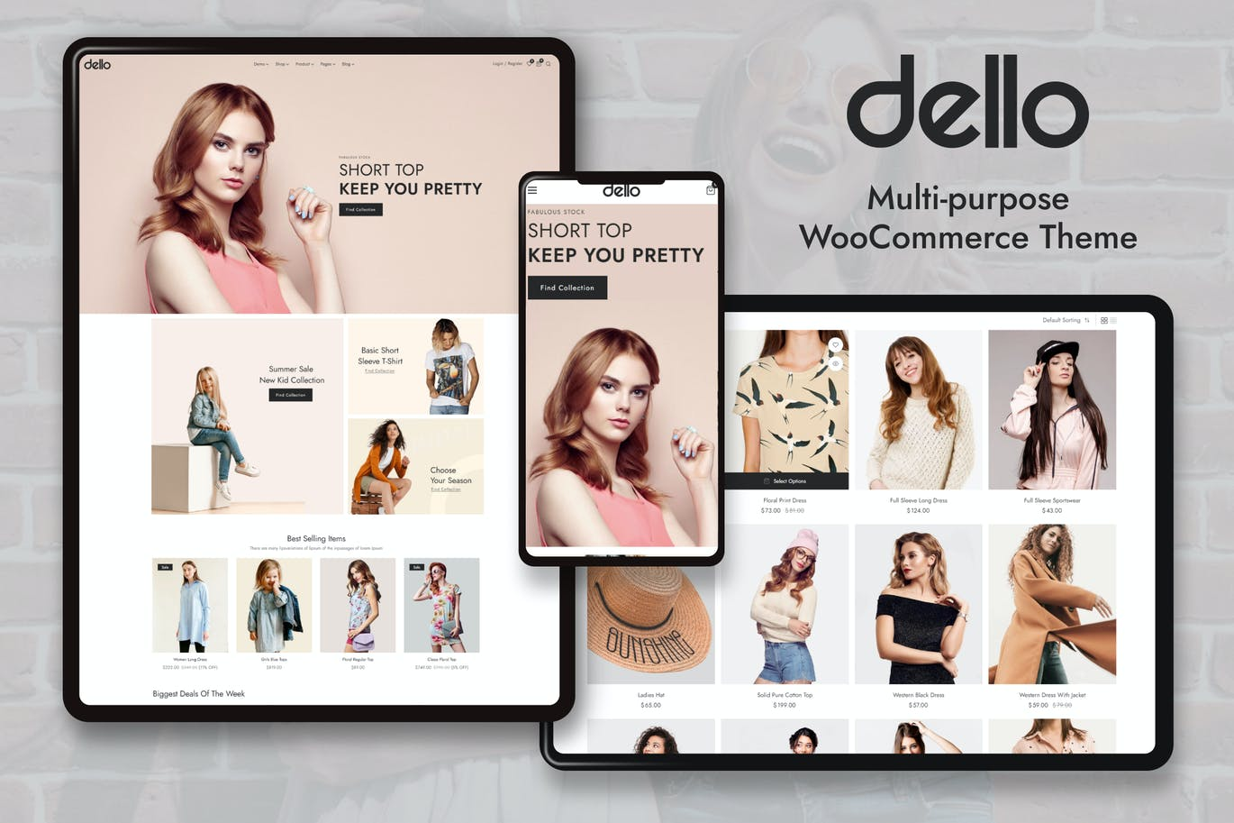 Dello v1.1.1 – 多用途 WooCommerce 主题插图