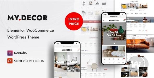 MyDecor v1.0.4 – Elementor WooCommerce WordPress 主题插图