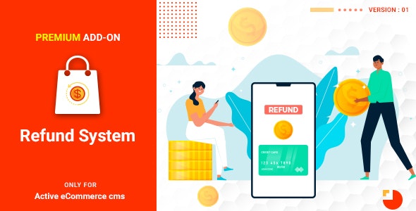 Active eCommerce Refund Add-On v1.8 – 退款系统插件插图