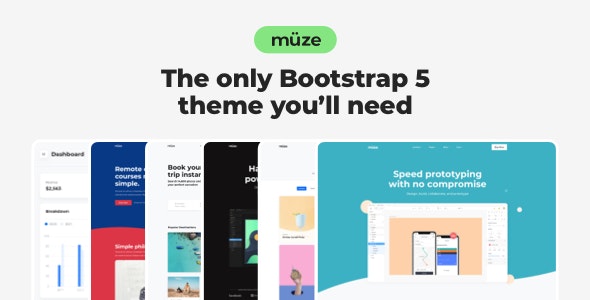 Muze v1.1 – 多功能 HTML5 模板插图