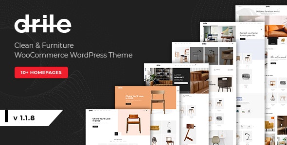 Drile v1.2.1 –  WooCommerce WordPress 家具主题插图