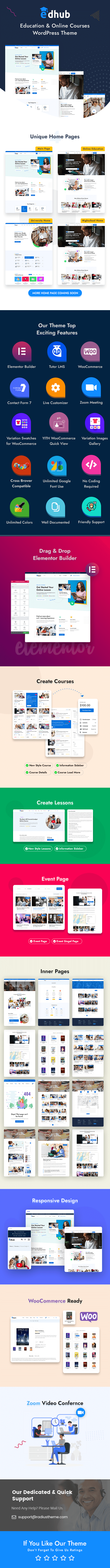 Edhub v1.7.6 –  WordPress教育主题插图(1)
