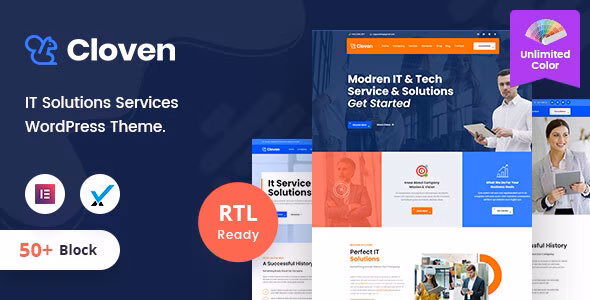 Cloven v2.0 – IT 解决方案服务公司 WordPress 主题 + RTL插图