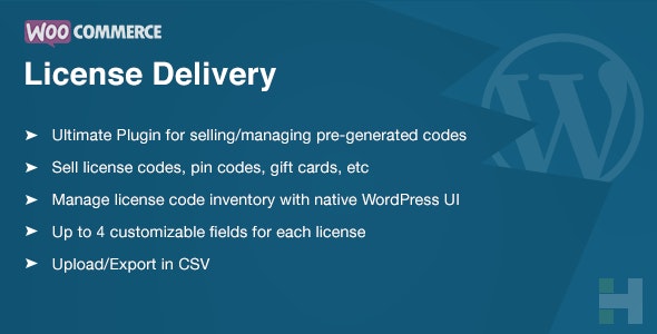 WooCommerce License Delivery & Management V2.1.5(已汉化) – WooCommerce 许可证交付和管理插件