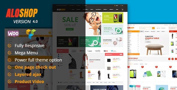 Alo Shop v6.4 – WordPress 大型市场响应式 WooCommerce 主题