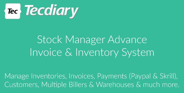 Stock Manager Advance (Invoice & Inventory System) v3.5.5 – 发票和库存系统