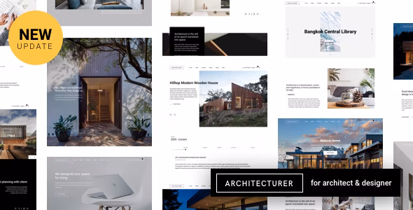 Architecturer v3.8.6 –  WordPress室内设计主题插图