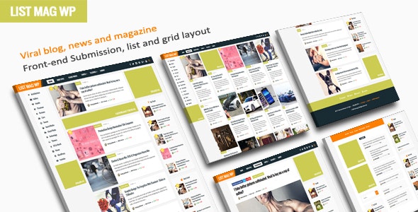 List Mag WP v3.6 – WordPress 响应式博客主题插图
