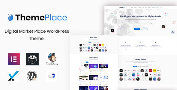 ThemePlace v1.1.6 – WordPress 市场主题插图