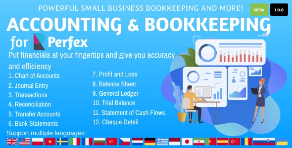 Accounting and Bookkeeping for Perfex CRM Version v1.1.6插图