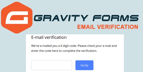 Gravity Forms Email Verification – OTP Verification v1.6 – Gravity Forms 电子邮件验证插件插图