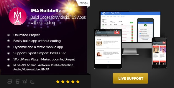 IMABuildeRz v3 – 离子移动应用程序生成器 + 代码生成器 rev23.01.27插图