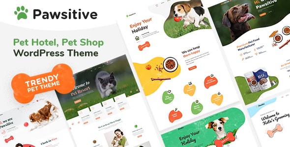 Pawsitive v1.2.2 – WordPress 宠物店主题插图