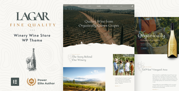 Lagar v13.2（后端已汉化） – Winery Wine Shop WordPress插图