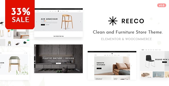 Reeco v1.2 –  WooCommerce WordPress 家具主题插图