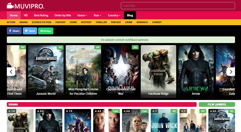 Muvipro v2.1.7 –  WordPress 电影主题插图