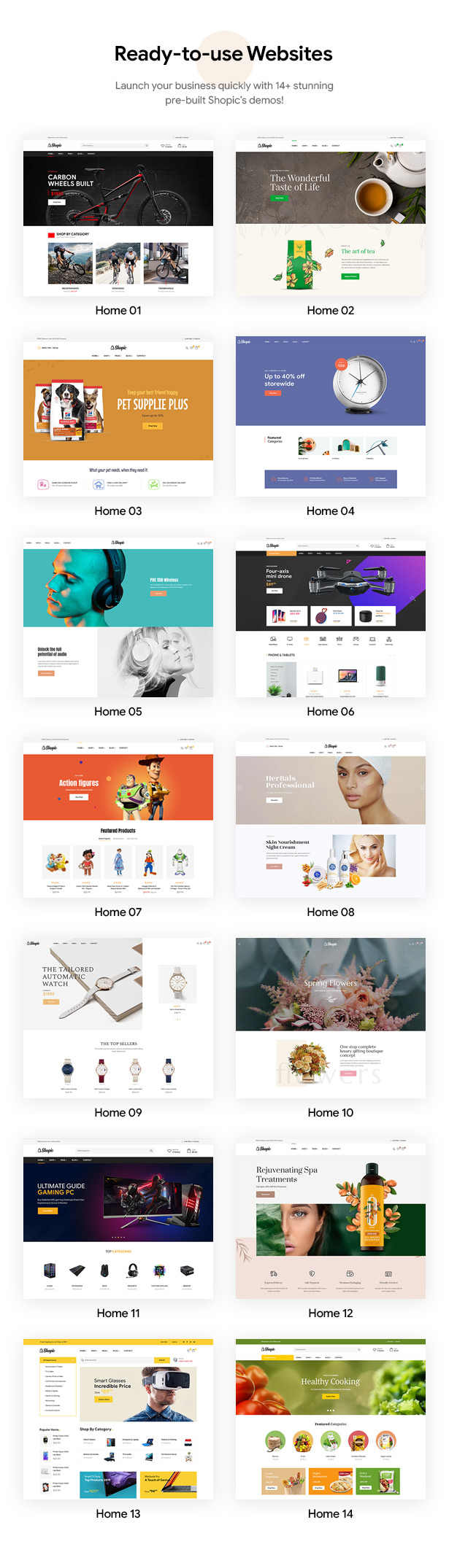 Shopic v2.3.8 –  WooCommerce WordPress 多商店主题插图(1)