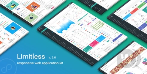 Limitless v3.0 - 高级管理面板模板插图