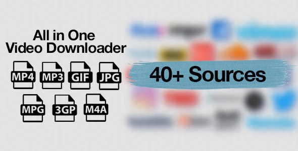 All in One Video Downloader v2.19.1 – 多合一视频下载源码插图