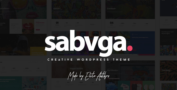 Sabvga v1.4 – 现代和创意组合主题插图