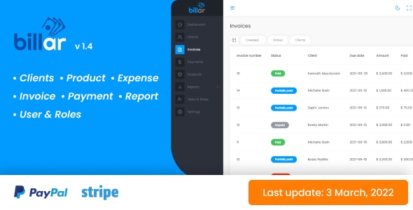 Billar v2.11.0 – 发票管理系统插图