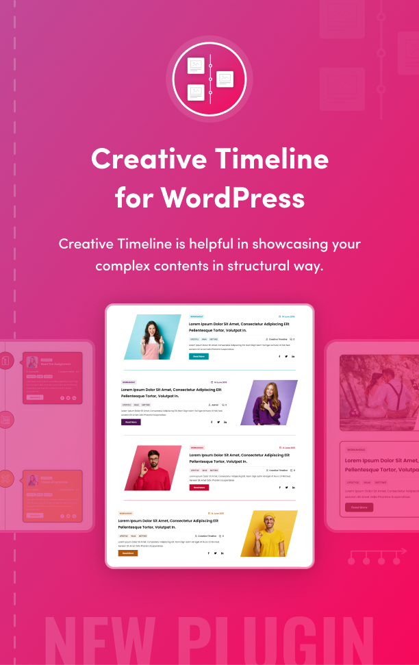 Creative Timeline v1.0.2 – WordPress时间线插件插图(1)