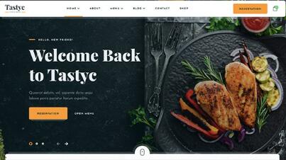 Tastyc v2.0.3 – WordPress 餐厅主题插图