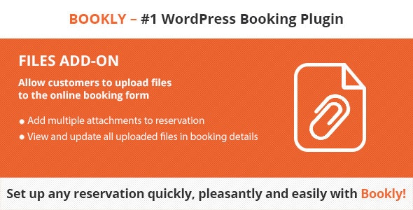 Bookly Files (Add-ons) v3.8插图