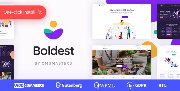 Boldest v1.0.6 – 咨询和营销机构主题插图